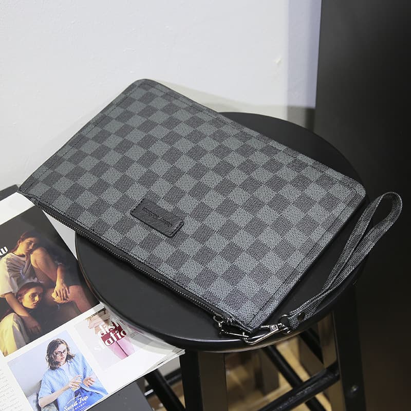 Men's Clutch, Large Capacity Handheld Bag, Card Holder, Envelope Bag with Card Slots, Handbag 2024 New Casual Bag Trendy
