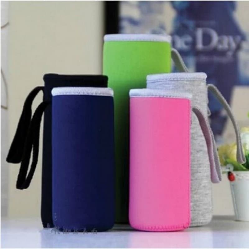 Creative Portable Insulated Cup Sleeve, Glass Water Cup Cover, Handheld Neoprene Sleeve, Plastic Cup Protector with Logo Printing Option
