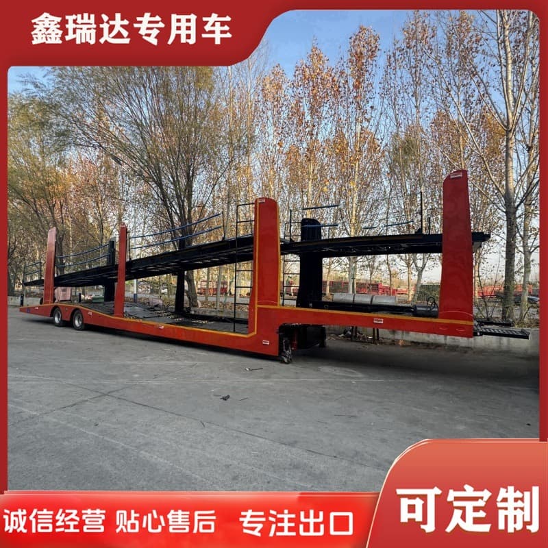17.1-meter car carrier 6-car carrier modified to 8-car carrier, 13.75-meter European vehicle transport semi-trailer