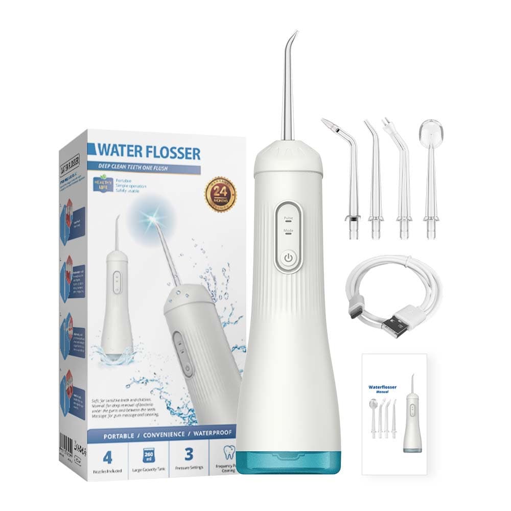 Factory Water Flosser Oral Irrigator IPX7 Electric Dental Cleaner Long Battery Life