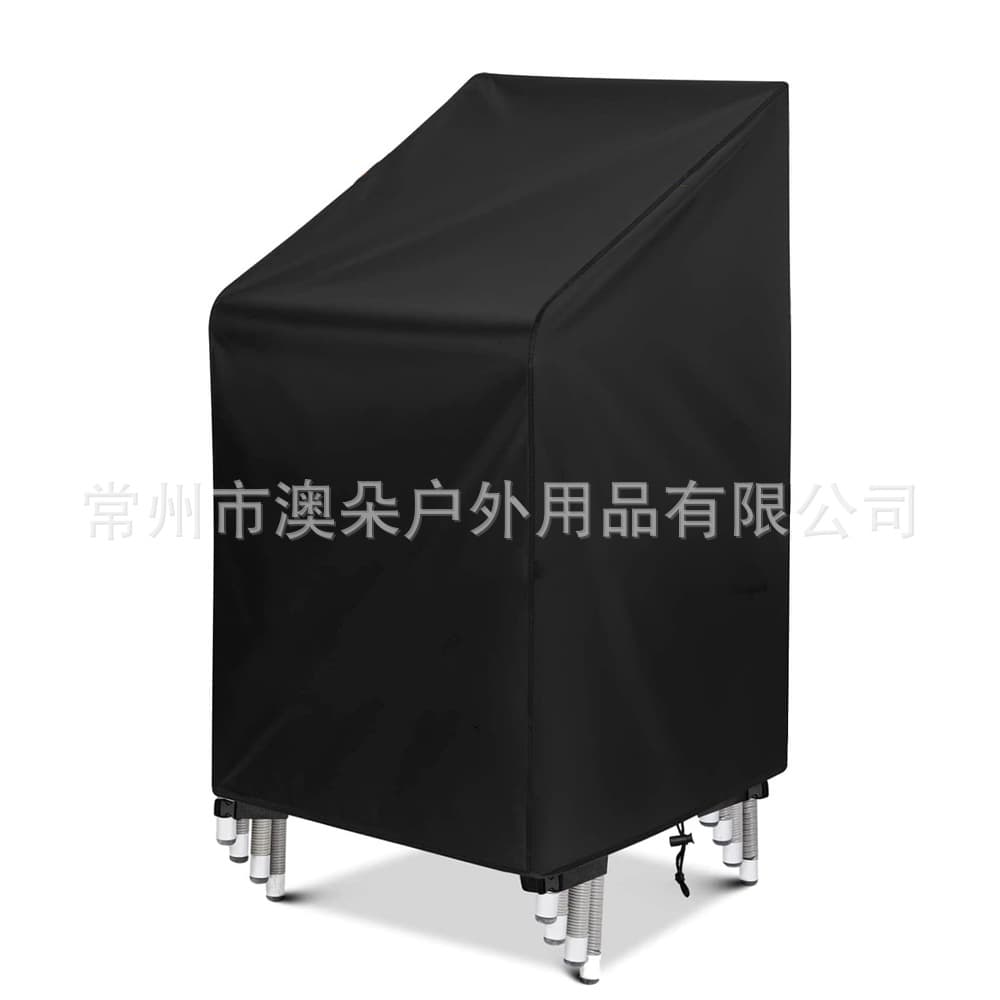 Waterproof Sunshade Outdoor Balcony Furniture Cover Wholesale Garden Patio Rainproof Chair Cover Stacking Chair Cover for Multiple Chairs