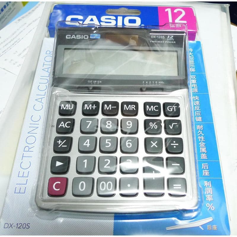 Casio calculator GX-12s DX MS 120S office business Casio computer