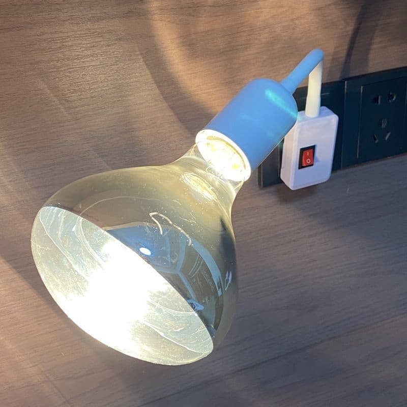 New Wall-Mounted Fast Heating Bath Heater Light Three-Pin Ceramic High-Temperature Lamp Holder Bathroom Shower Heating Bulb