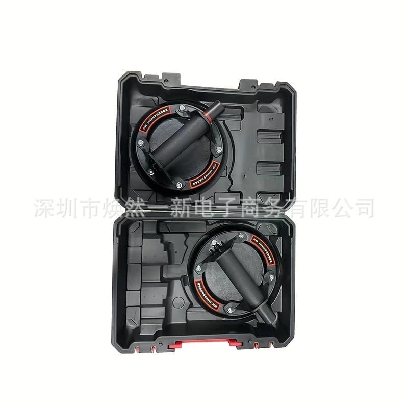 Vacuum Suction Cup Industrial Strong Holder Air Pump Floor Glass Tile Large Panel Lifter with Pressure Gauge