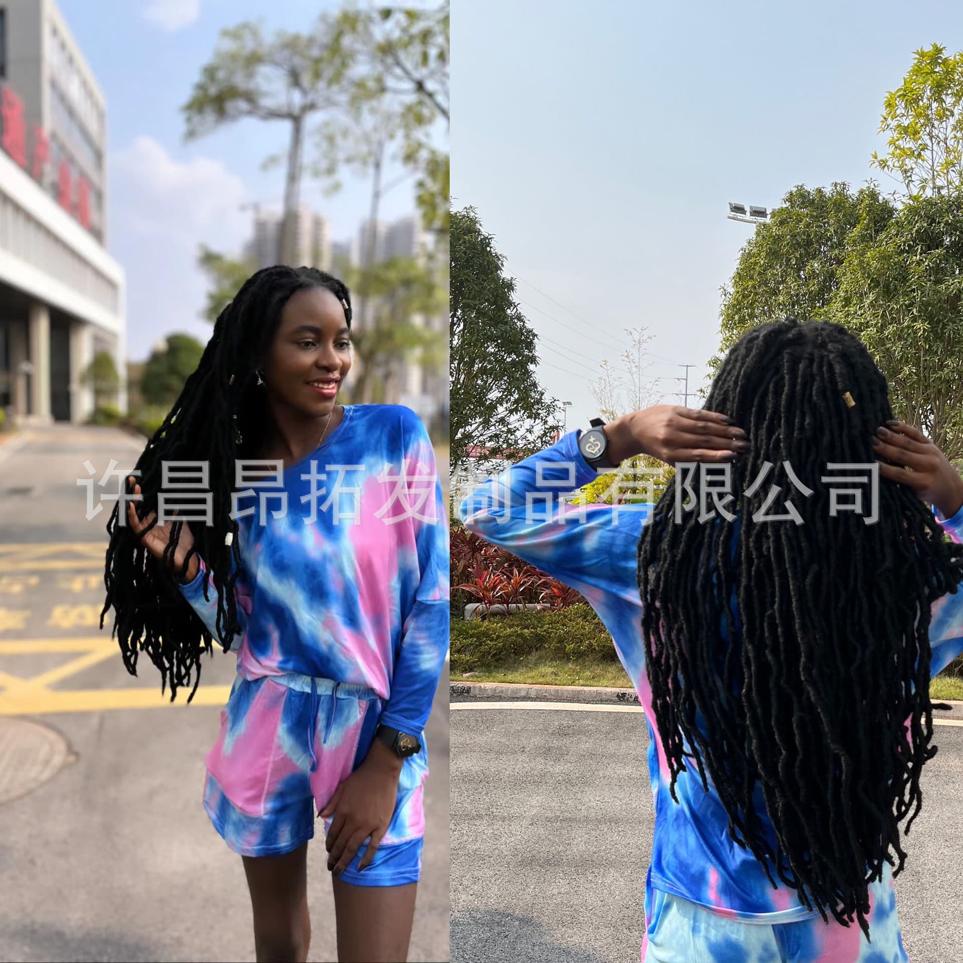 Wig Tadpole Curl Nu Locs Earthworm Curl Crochet Synthetic Hair Xuchang Synthetic Hair Dreadlocks