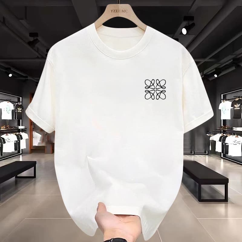 2026 Printed Short Sleeve T-Shirt Unisex Loose Couple Streetwear Versatile Top
