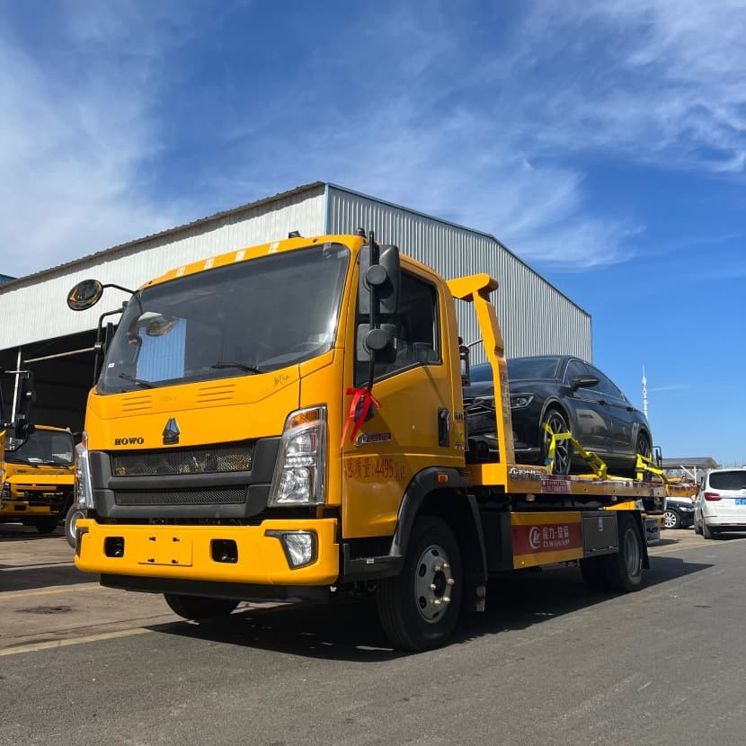 [Chengli Group] Right-hand drive Sinotruk Howo 5-ton tow truck export wrecker manufacturer 60% off sale