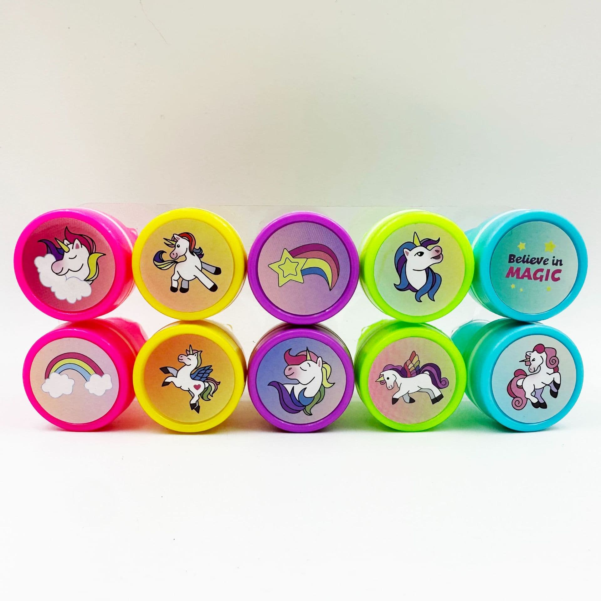 Fun Unicorn Stamp Set Children Stamps Cartoon Stamps Fun Stamps Creative Stamps Ready Stock Wholesale