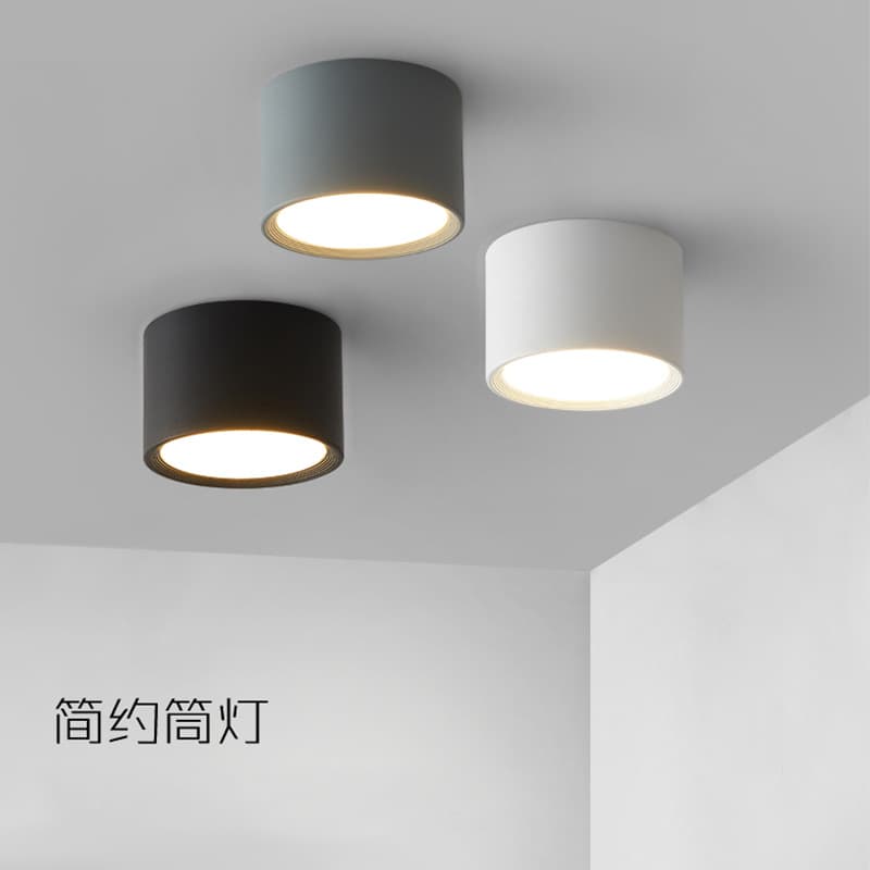 Nordic Living Room Recessed Light Surface Mounted LED Ceiling Light Round Corridor Home Lighting Modern Ceiling Hallway Light