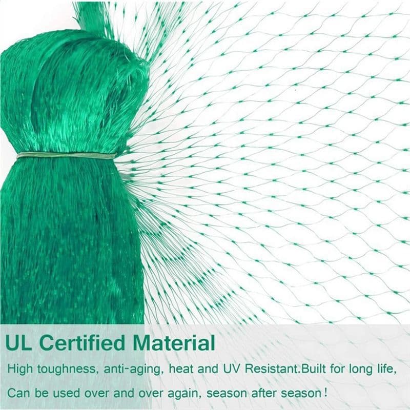[Cross-border Labeling] Extruded Mesh Plant Bird Net Polyethylene Bird Barrier Net Green Net for Vegetable Garden Orchard Garden