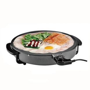 Cross-Border Electric Hot Pot Electric Frying Pan Electric Cooker Pizza Pan Tortilla Maker Mexican Pancake Machine Cooking Pan Electric Hot Pot