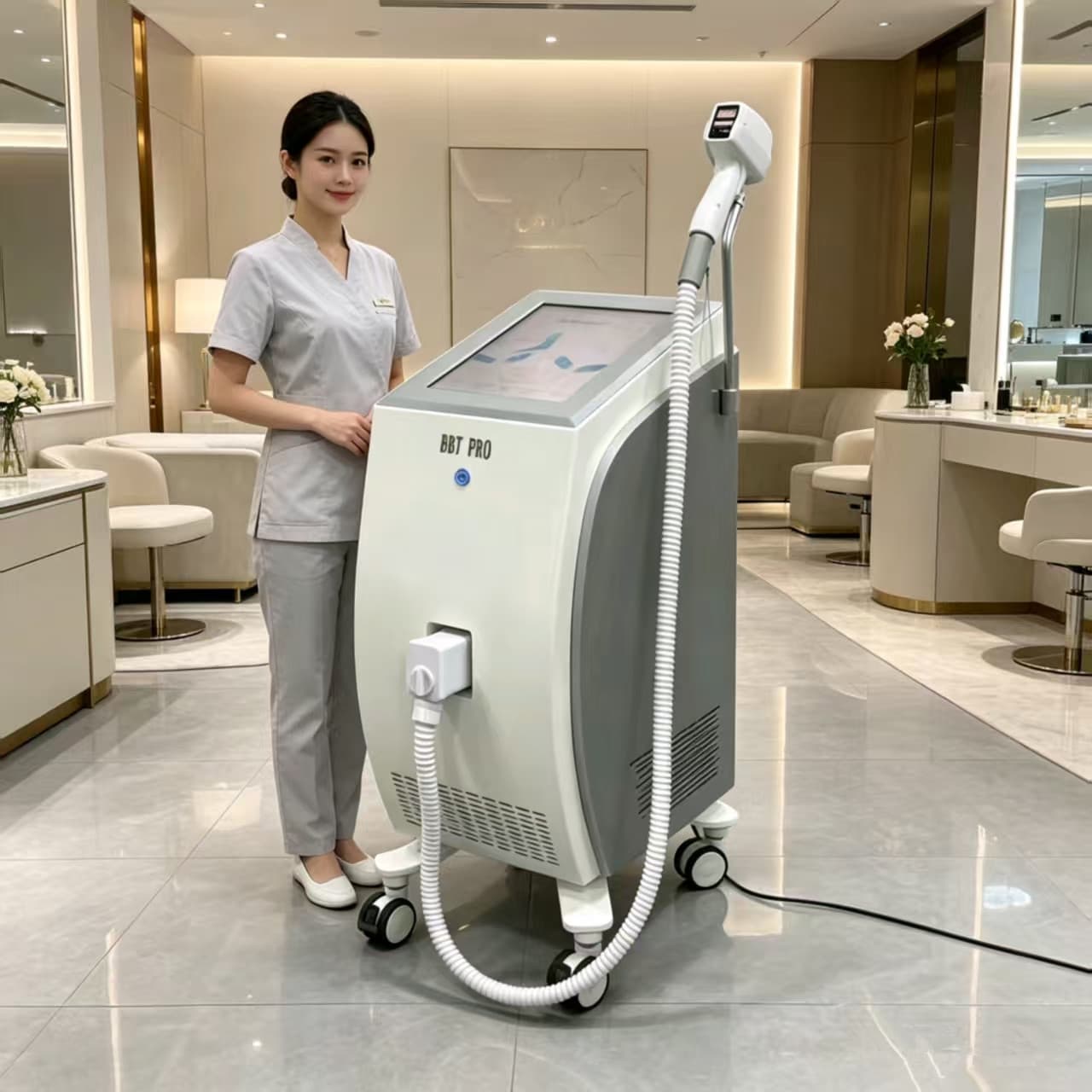 Cross-border 810 High Power Ice Point Alien 808 Beard Blender Underarm Stubble Beauty Device Photon Rejuvenation
