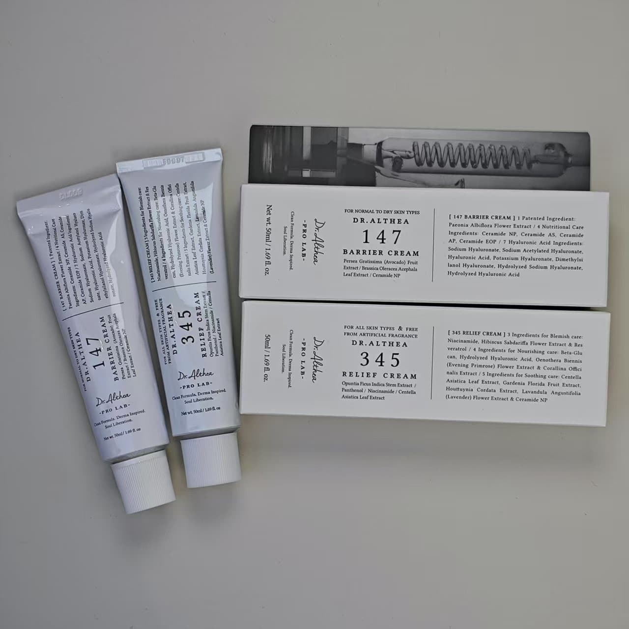 Dr.Althea 345 Soothing Cream Moisturizing Hydrating Repair Skin Barrier Reduce Redness Repair Barrier