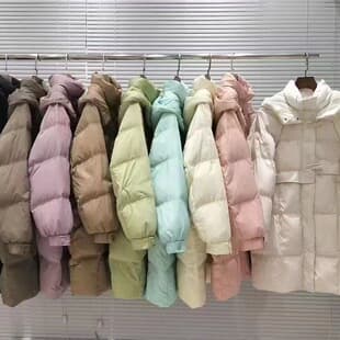 Winter New Down Jacket Goose Down Women High-End Pinghu Long Cotton Coat Brand Women's Clothing Wholesale Factory Direct Source