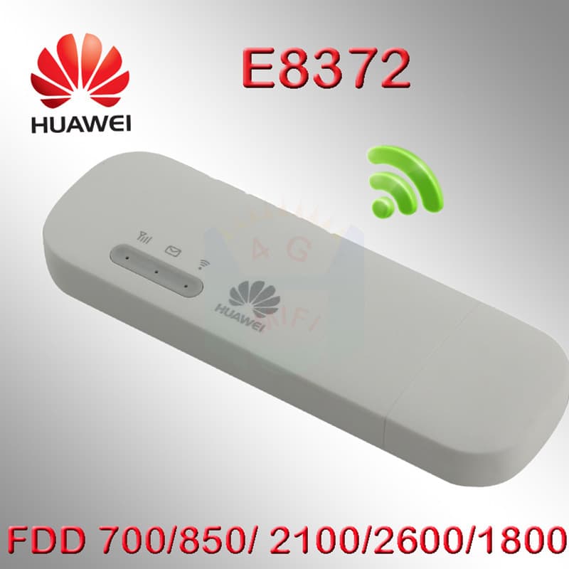 Huawei E8372 4G SIM Card Router Internet Card Portable WiFi 2 Mini, Compatible with Broadcasting and TV 4G Wireless