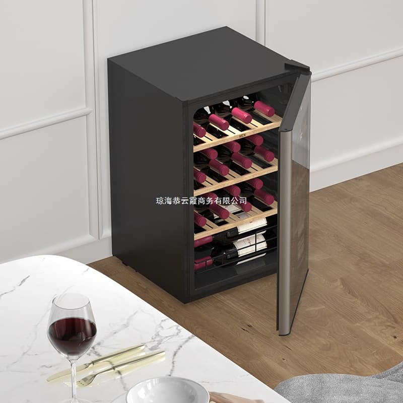 HCK Husky SC-70E Wine Cabinet, Temperature-Controlled, Small, Luxury, Home Living Room Refrigerated Smart Wine Cabinet