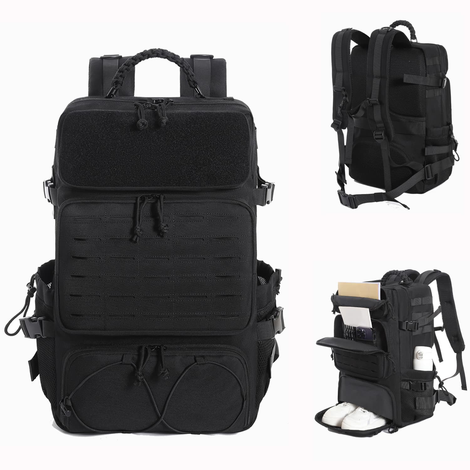 Cross-Border New 35L Multifunctional Tactical Backpack with Molle System for Outdoor Use