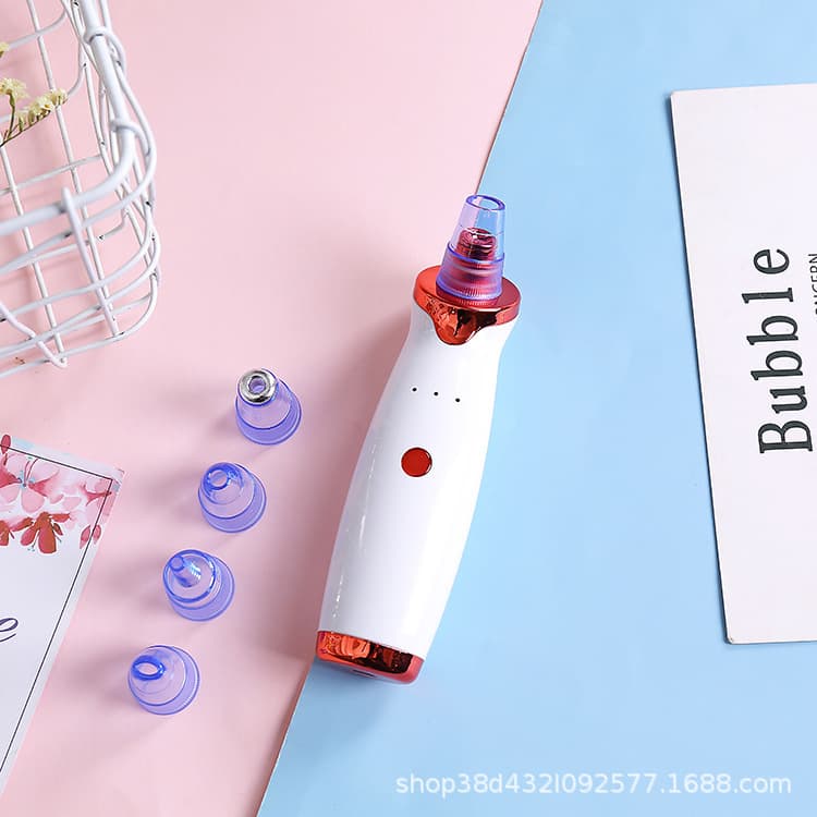 Cross-border New Electric Blackhead Vacuum, Rechargeable Home Pore Cleanser for Facial Blackhead and Comedone Removal