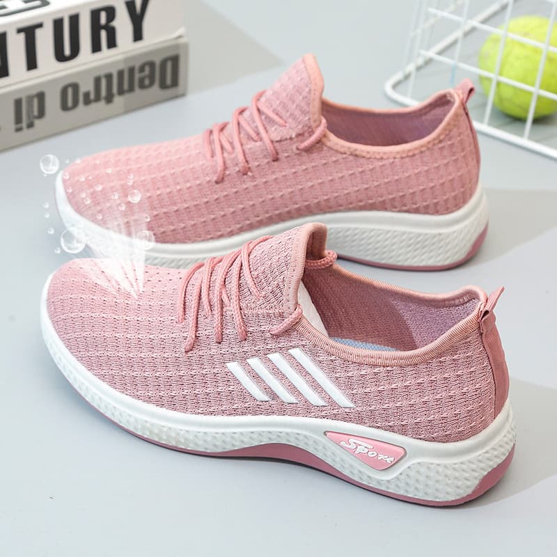 New Women's Casual Sports Shoes Spring/Summer Soft-Soled Student Running Shoes Low-Cut Mom