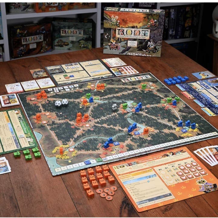 Root Board Game Mechanical Underground World Bottom Riverbank Watershed Woodland Source Table Mouse Pad