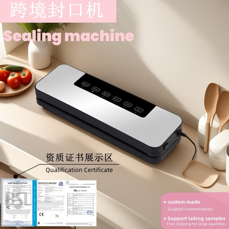 Customizable Cross-border Fully Automatic Vacuum Sealing Machine, Small Household Food Plastic Sealing, Preservation, and Packaging Unit