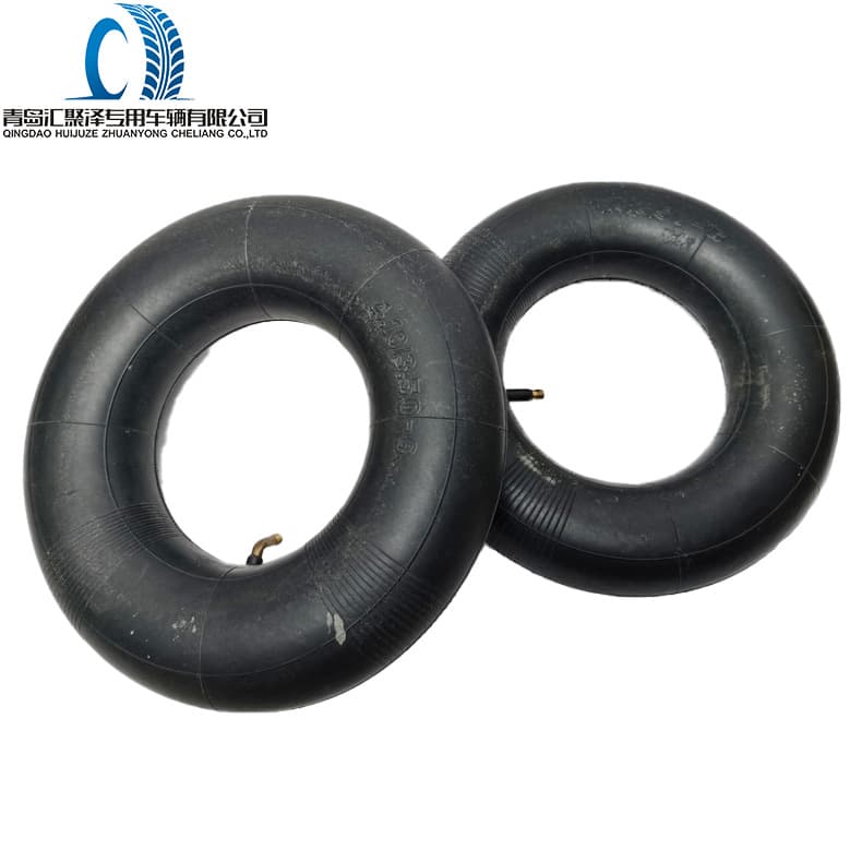 Huijuze Agricultural 410/350-6 Straight Valve 4.10/3.50-6 Rotary Tiller Inflatable Inner Tube Factory Supply