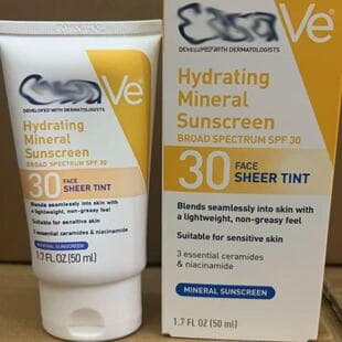 Cross-border In-stock CeraVe / Sunscreen / Day Cream Lotion Moisturizing Nourishing Repair SPF50