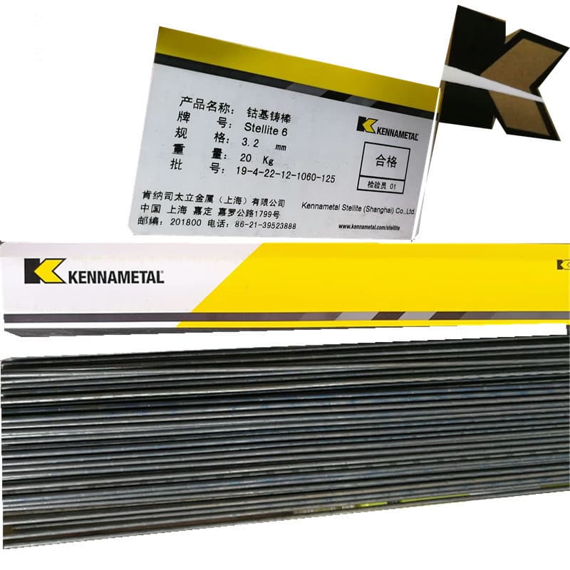 Shanghai Kennametal Stellite 21 Cobalt-Based Hardfacing Welding Rod ECoCr-E Cobalt-Based Welding Rod Wear-Resistant Welding Rod