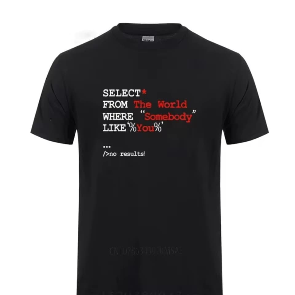Funny Programming Gift T-Shirt for Men, Short-Sleeved O-Neck T-Shirt, Geek Art Computer Nerd T-Shirt