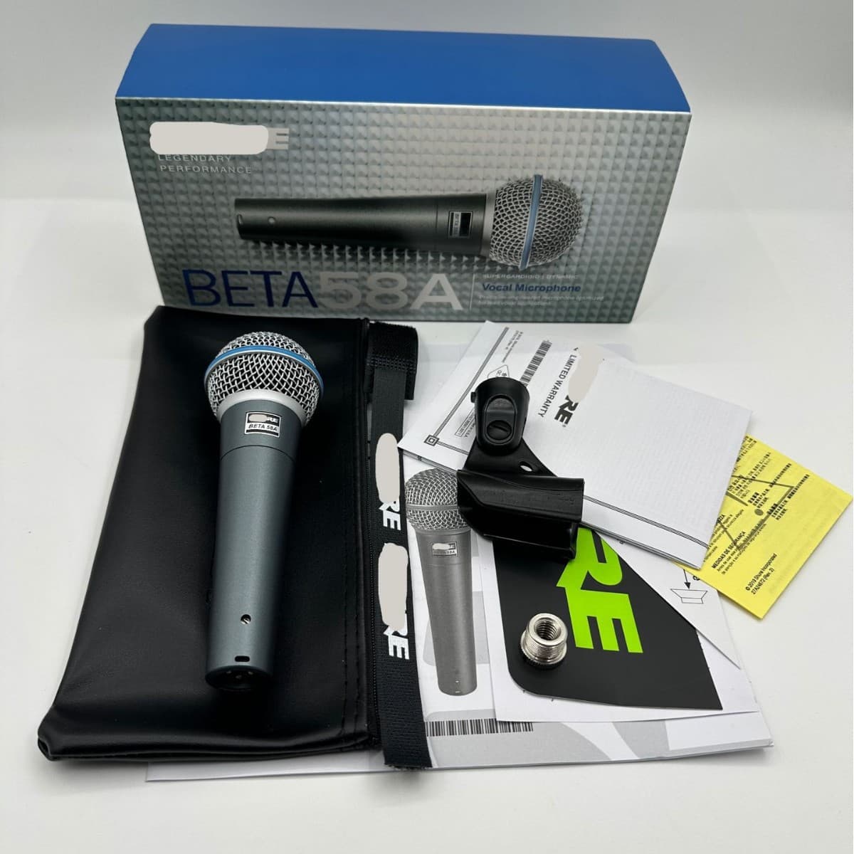 Cross-border Hot Selling BETA58A Wired Dynamic Vocal Microphone Professional Stage Sound Card Home K Live Streaming Mic