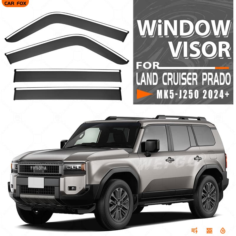 Toyota Land Cruiser Prado Window Visor