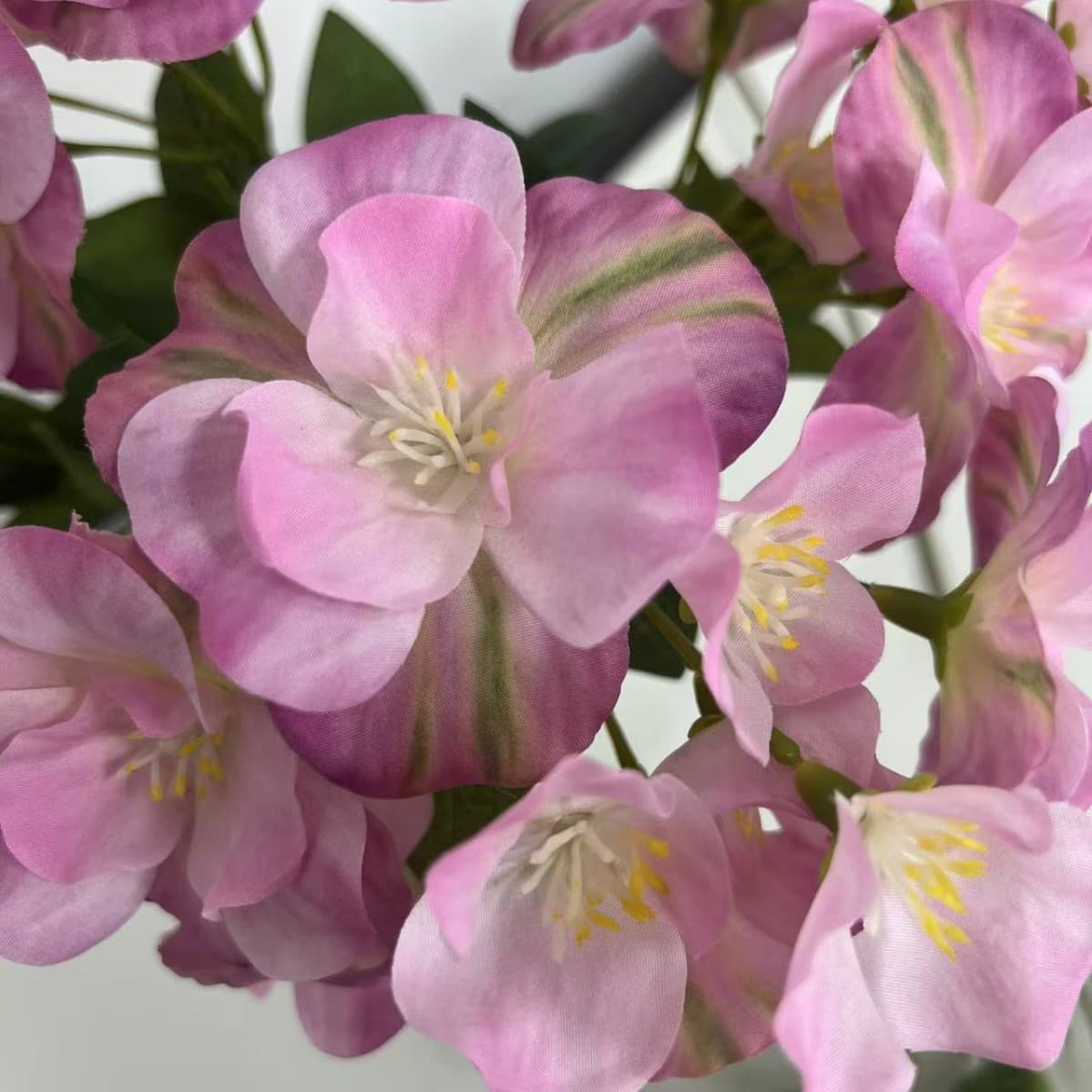 New Cross-Border Artificial Begonia Flowers for Hotel Wedding Decorations, Living Room Home Interior Vase Flowers, Fake Flowers