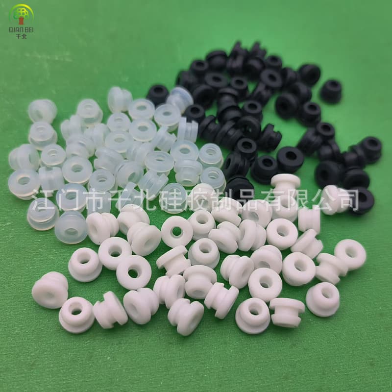 Manufacturer in-stock silicone waterproof T-shaped sealing with card slot, wire protection sleeves, and power cord protection rings