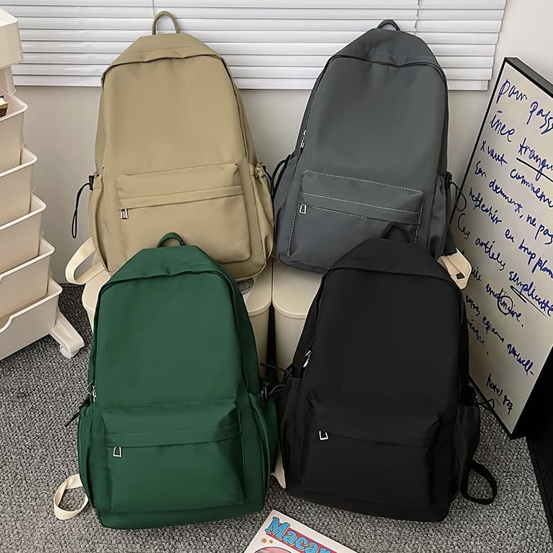 New Backpack Ins Niche for Male and Female College Students and Middle School Students Lightweight Large Capacity Double Shoulder Bag Outdoor Schoolbag