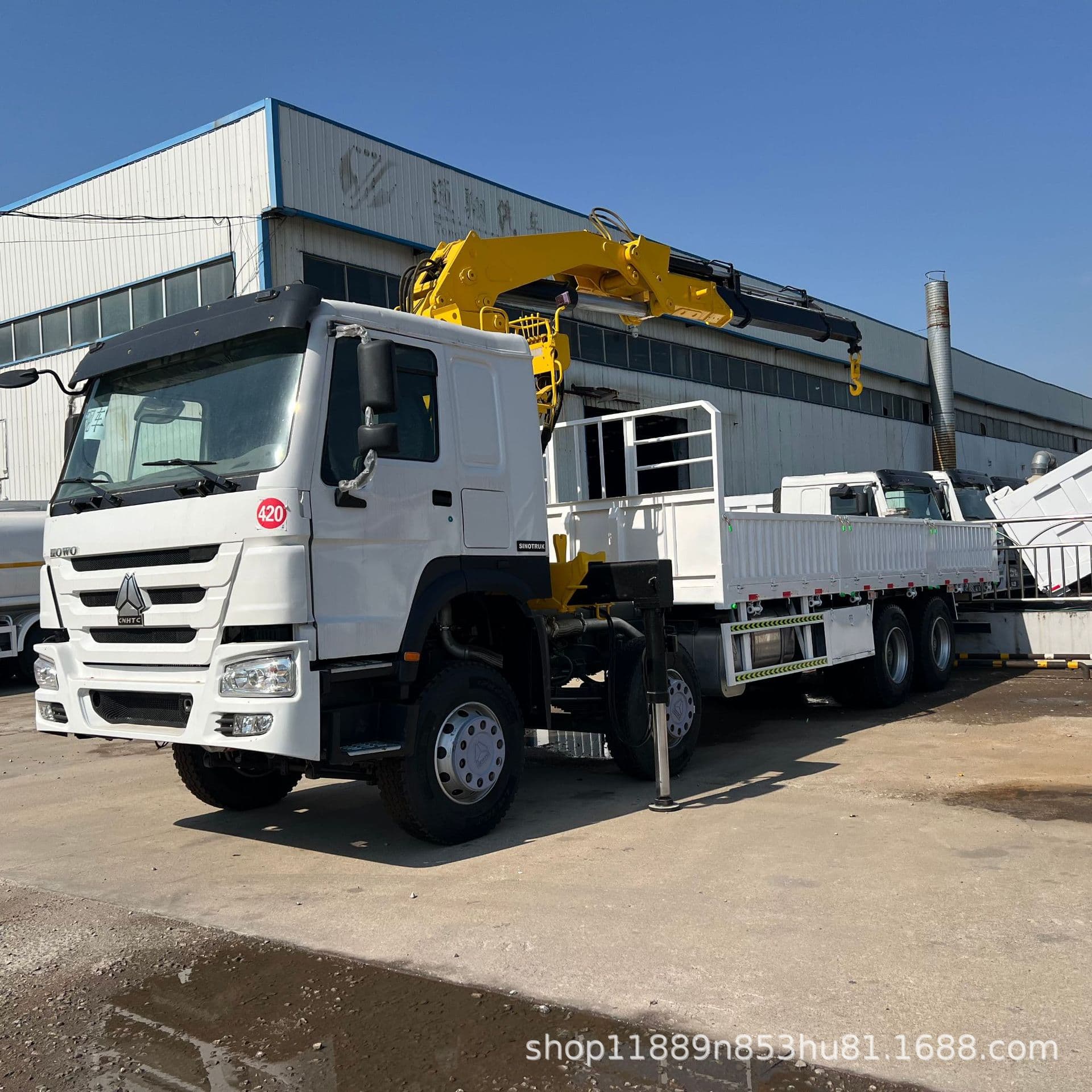 Factory Ready-Made Truck-Mounted Cranes, African Cranes, 8, 10, 12, 16-Ton Medium and Large Truck-Mounted Cranes