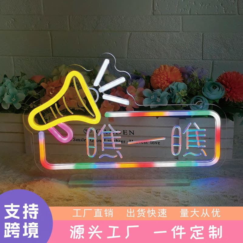 LED Neon Light Internet-Famous Night Market Stall Snack Bar Nightclub Atmosphere Decorative Shape Light Display Sign Storefront