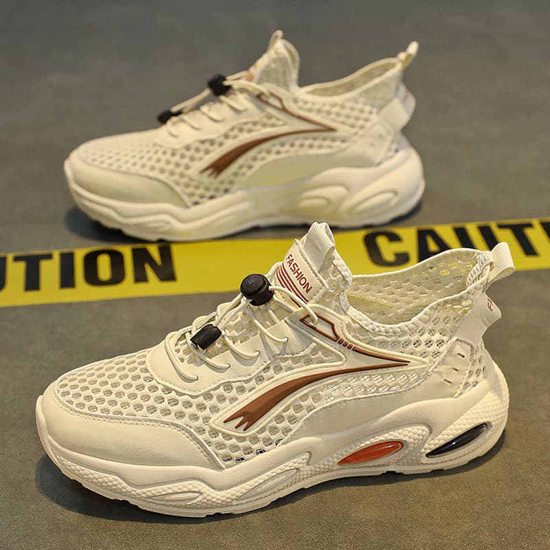 Men's Summer Sandals, Breathable Hollow Design, Slip-resistant, Waterproof, Thick Sole Casual Shoes for Beach Sports
