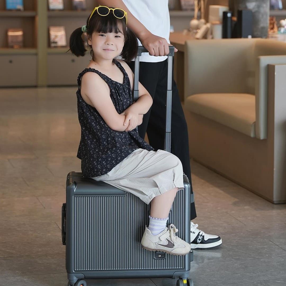 Travel Aircraft Artifact 20 Boarding Case Children's Suitcase Password Silent Vientiane Wheel 2025 New Style Unisex