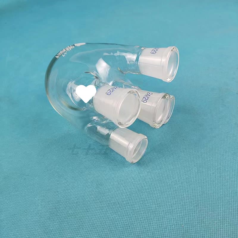 Five-neck round bottom distillation flask, laboratory five-neck reaction vessel, ground joint 250/500/1000ml