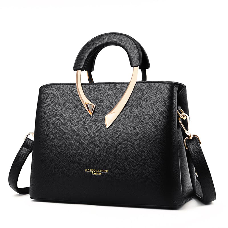 Custom Retro Handbag Women 2025 New Large Capacity Shoulder Crossbody Bag Middle-aged Mom Bag
