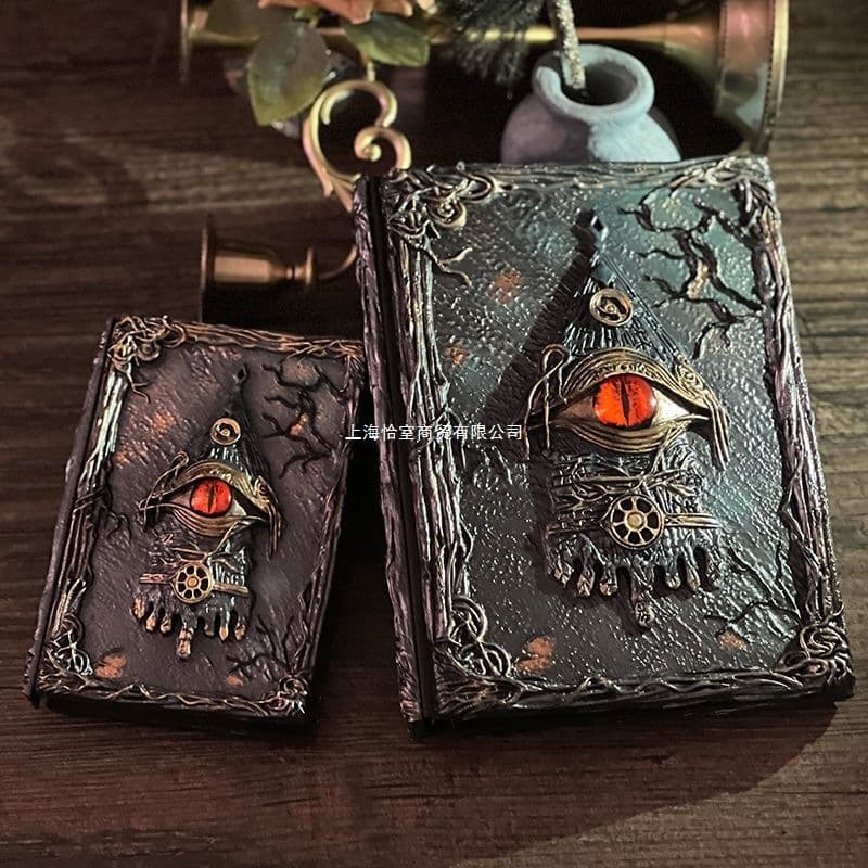 A5 loose-leaf notebook Cthulhu dark notebook embossed retro notebook notes diary female birthday gift