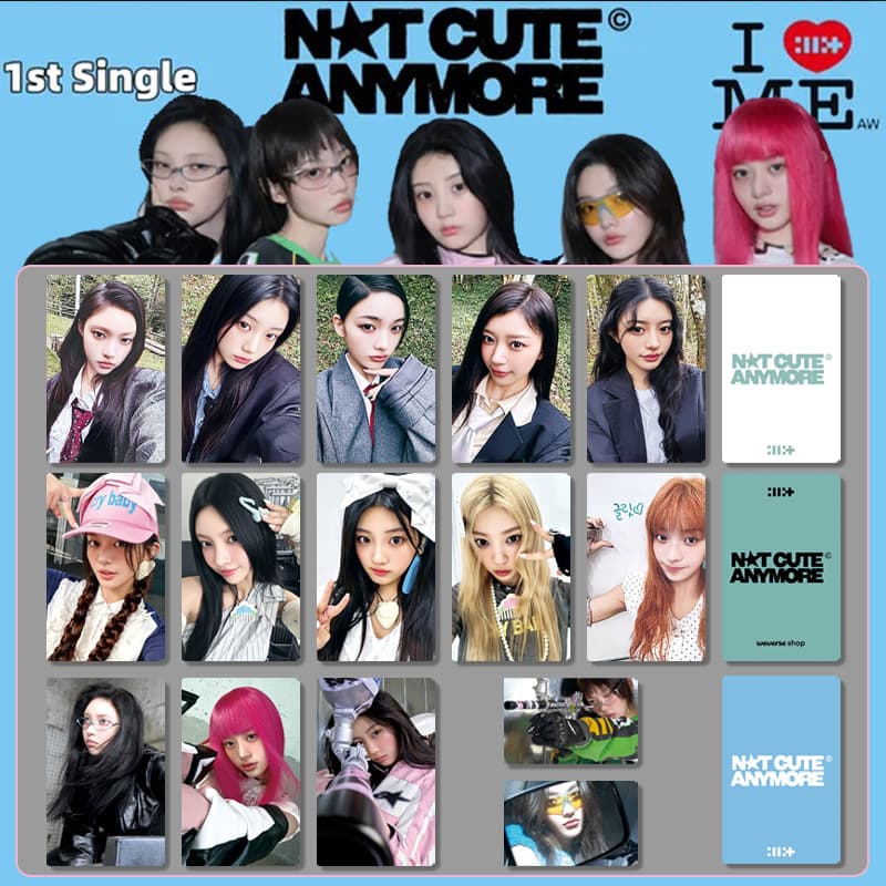 ILLIT single album "NOT CUTE ANYMORE" flash card, special card, photocard, Yuanxi merchandise
