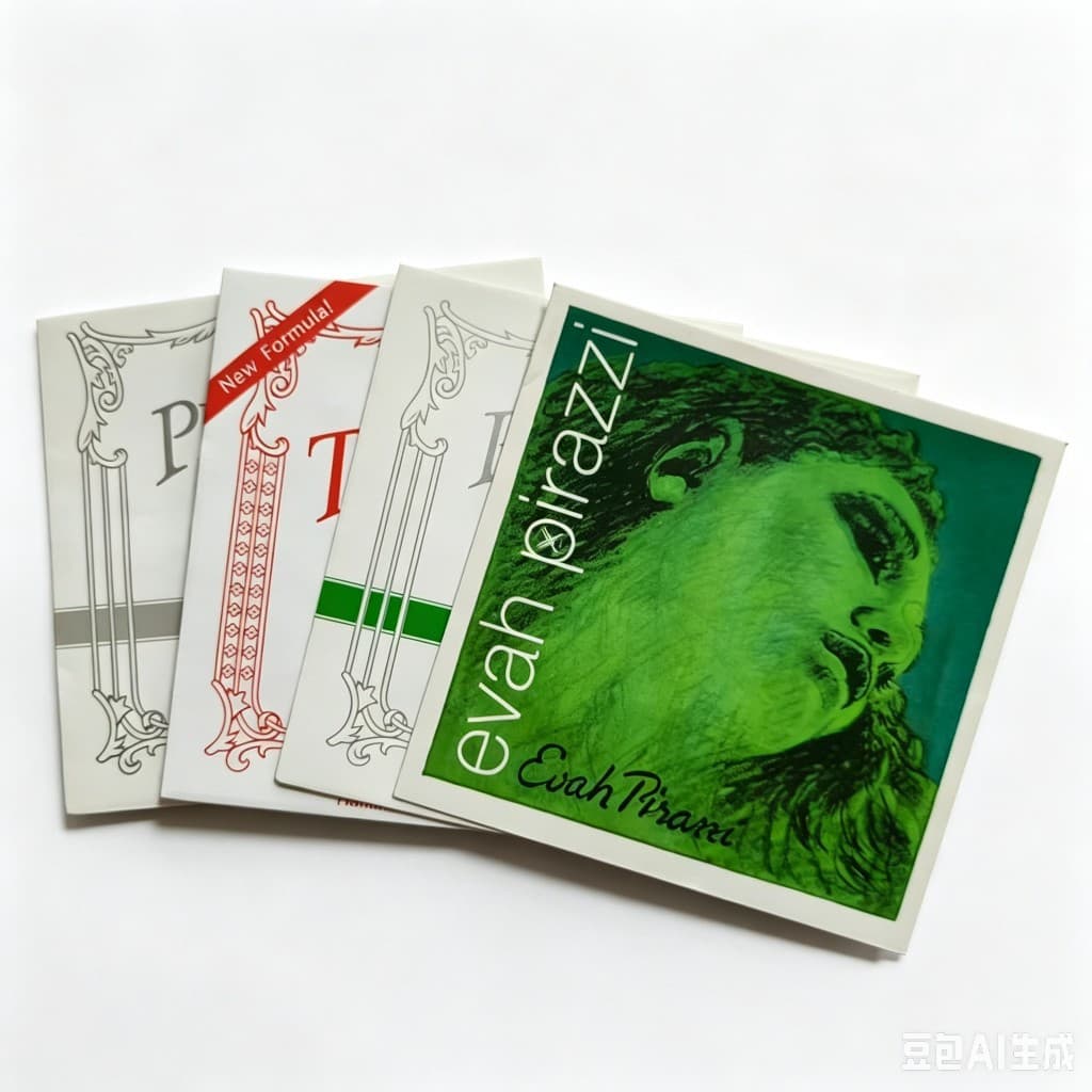 Violin Tonica Dominante Strings Violin Green Strip Strings Nylon Strings Aluminum-Magnesium Alloy Strings Green