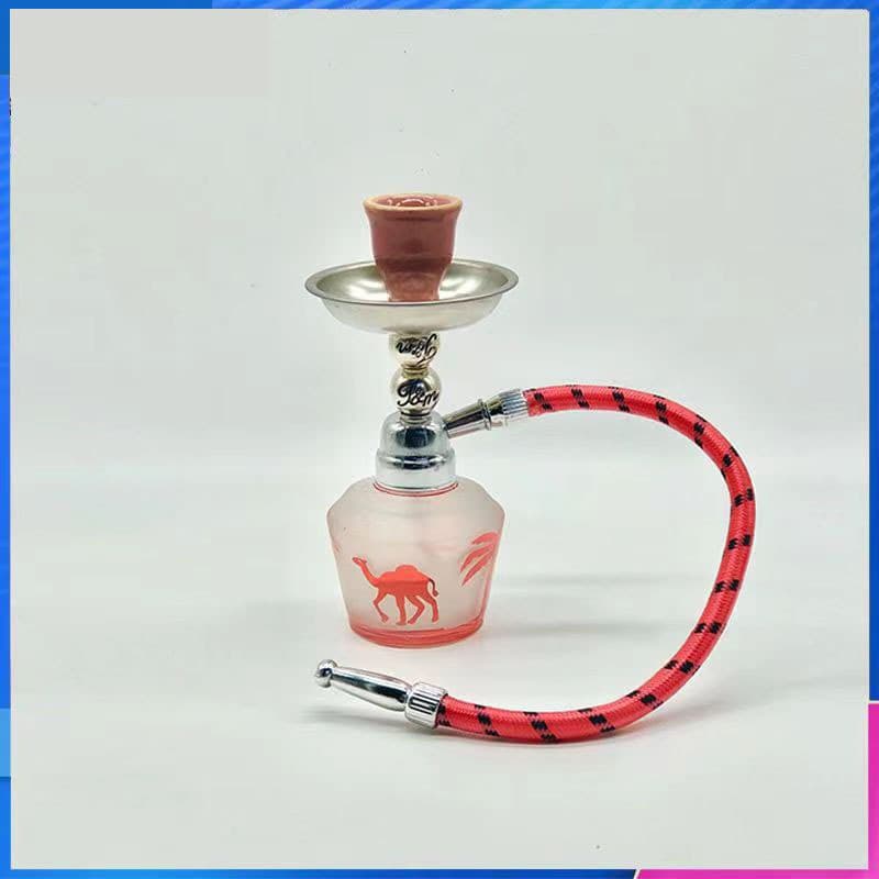 Mini Hookah Arabic Shisha Cross-Border Supply Bar Single-Tube Glass Pipe Shisha Set