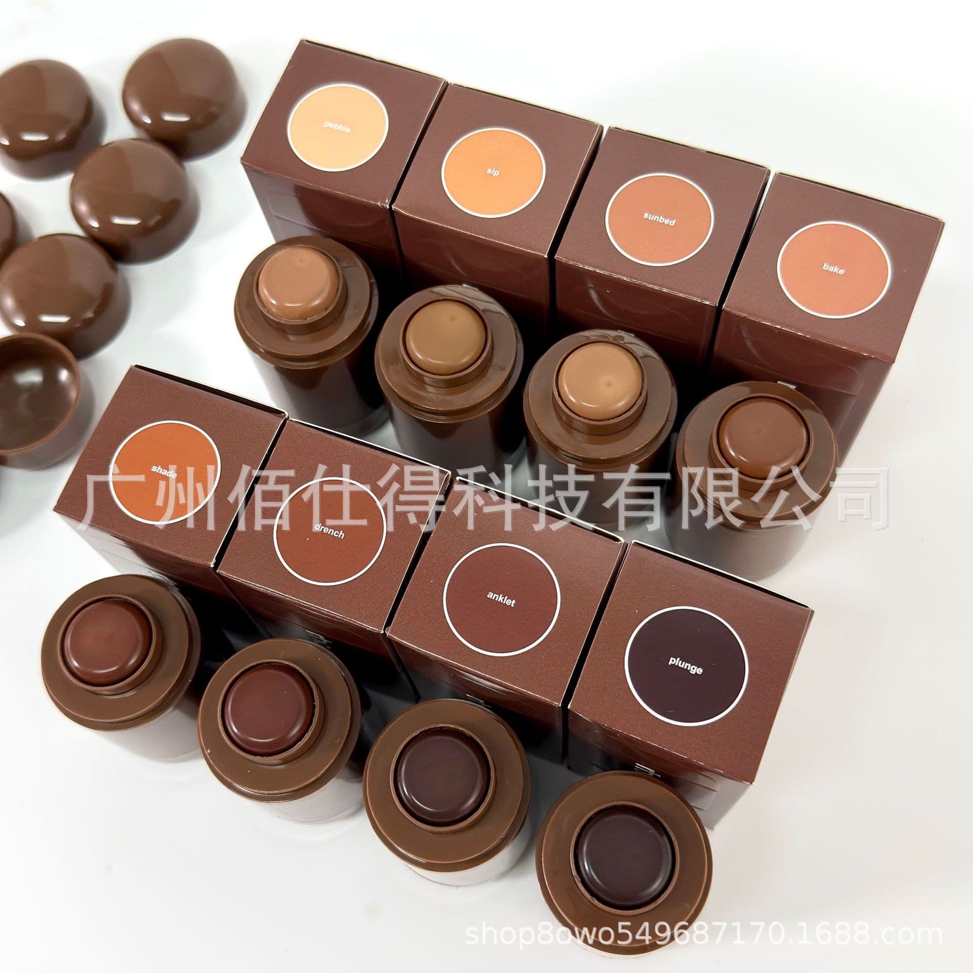 Cross-border In Stock Hailey Same Style Bronzer Contour Cream Moisturizing Sculpting Natural Bronze Shadow Contour Stick 5.3
