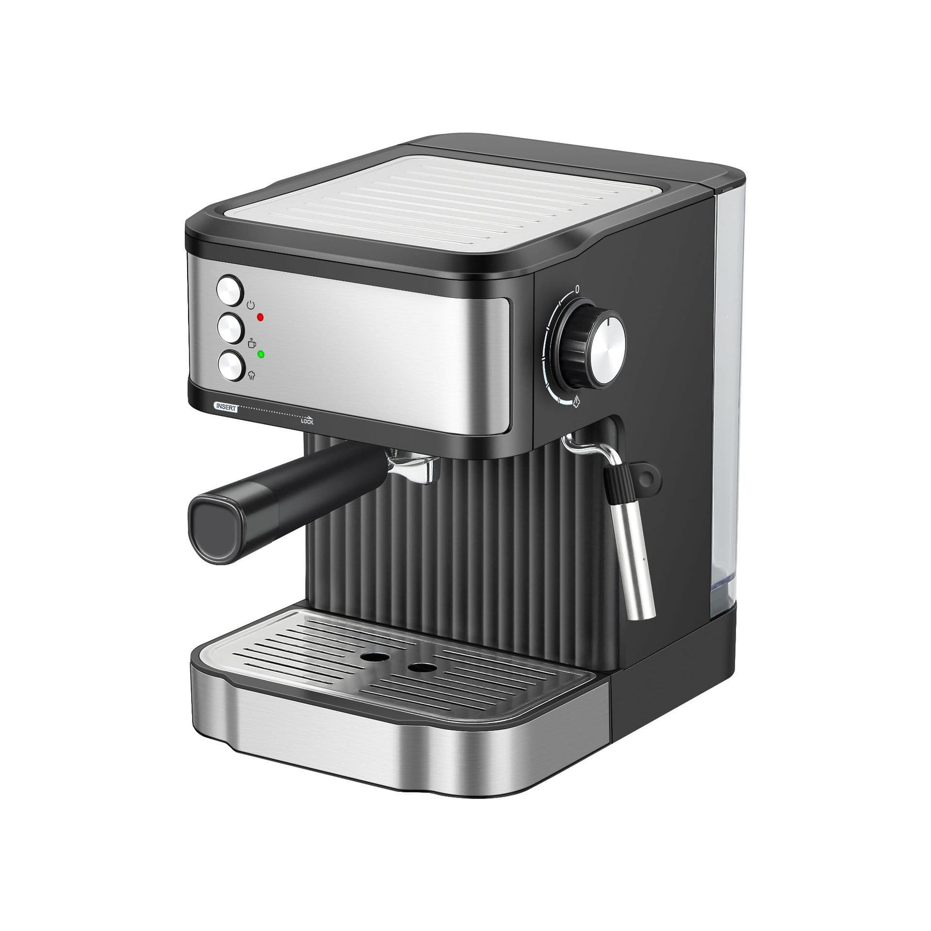 Italian Espresso Machine Home Semi-Automatic 20Bar Coffee Machine with Milk Frother for Export