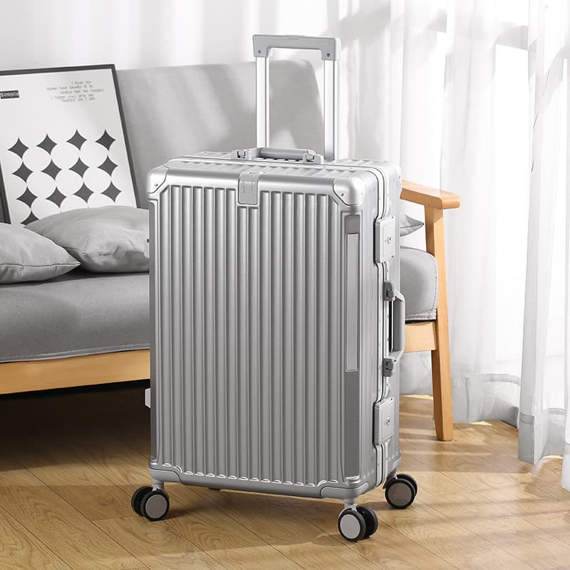 Multifunctional Aluminum Frame Luggage for Women 20 Inch Carry-On Suitcase 24 Inch Drop-Proof Travel Trolley Case Men 2026 New Style