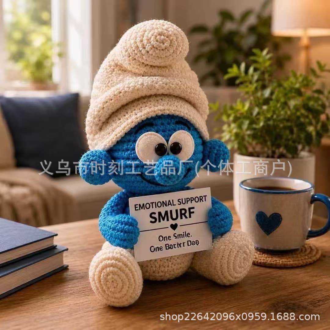 Cross-border Emotional Support SmurfInspired Doll Emotional Support Smurf Doll