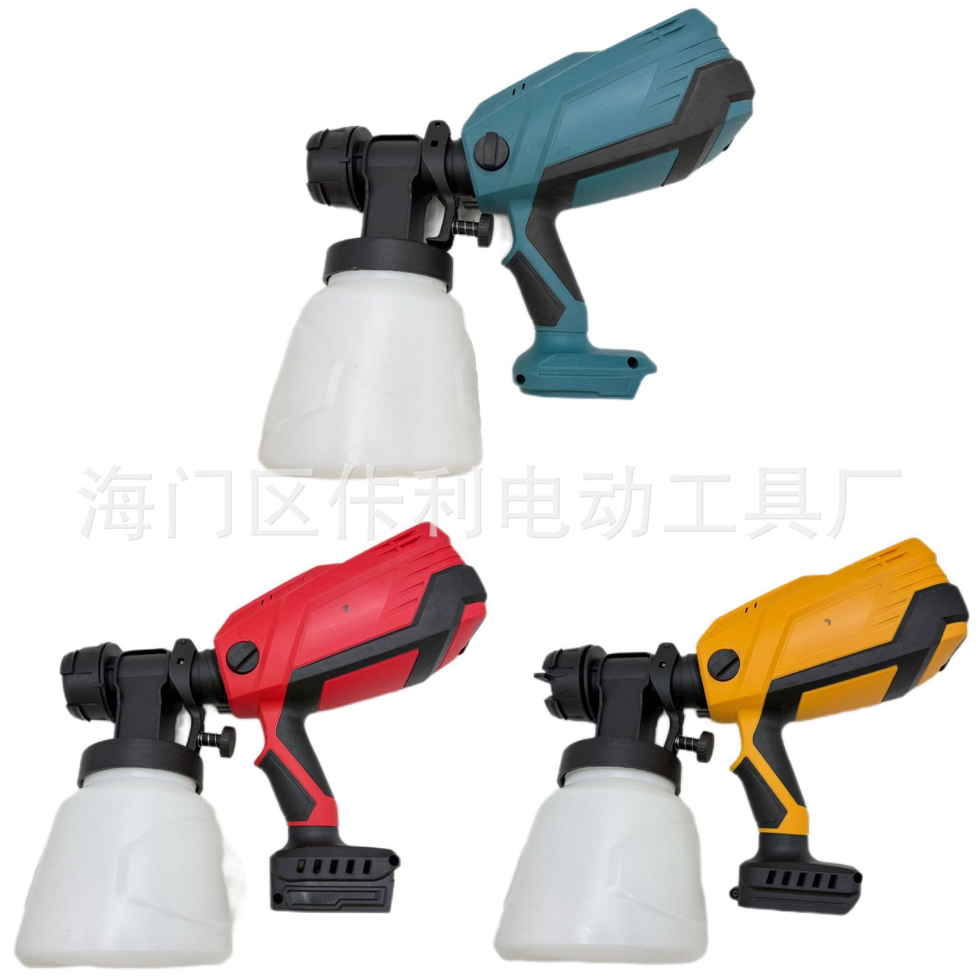 Cross-border trade multi-functional spray paint gun, small household latex paint, oil paint, lithium battery spray painting tool