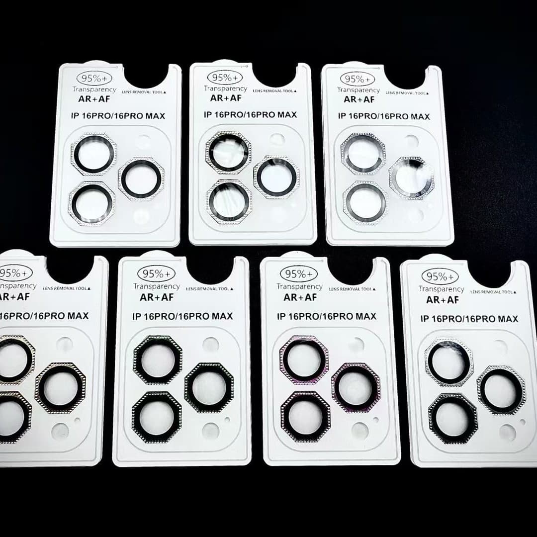 Suitable for Apple 16promax octagonal positioning lens film iPhone15pro Eagle Eye brick lens film 14